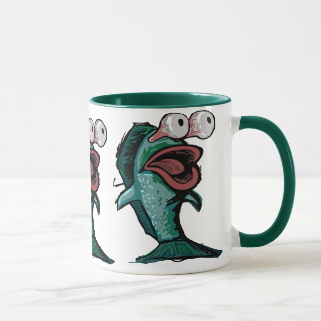 Mug Poissons effrayés (Droite)