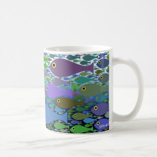 Mug poissons en mer