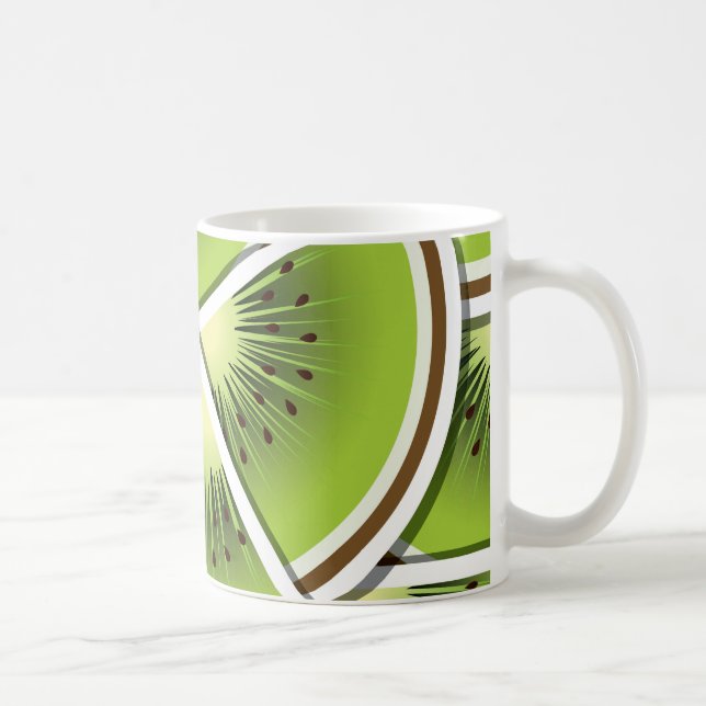 Mug Poissons funky kiwi (Droite)