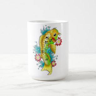 Mug Poissons japonais orientaux frais de carpe de koi