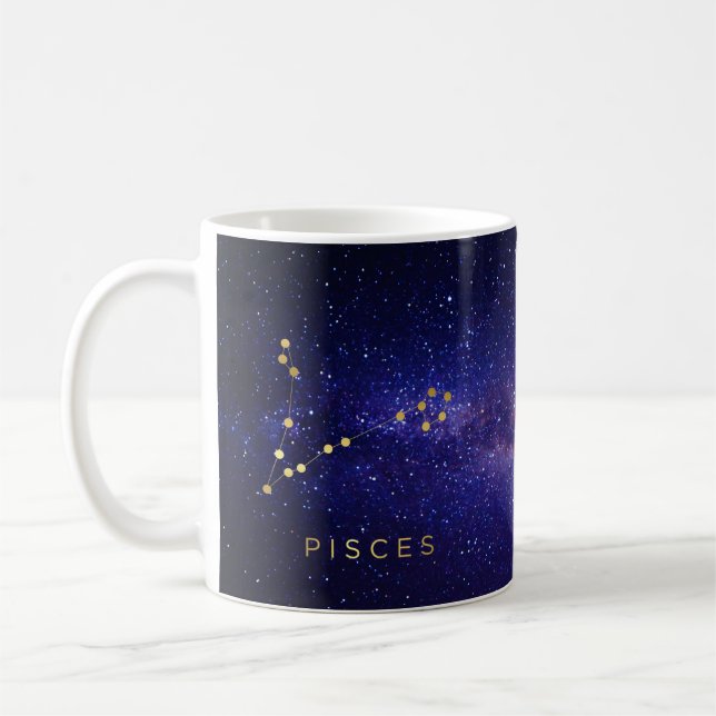 Mug Poissons ont personnalisé le cadeau d'anniversaire (Gauche)