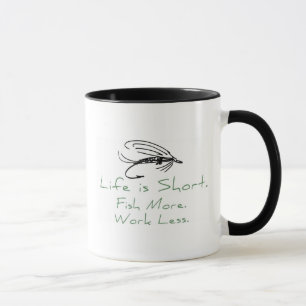 Mug Poissons Plus, Travaillez Moins !