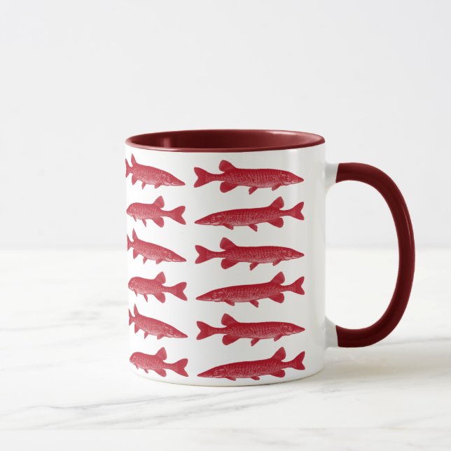 Mug Poissons rouges de Muskie (Droite)