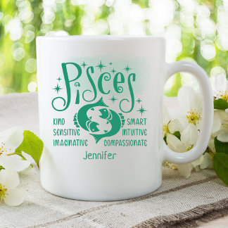 Mug Poissons Zodiac Traits Personnalisés Horoscope
