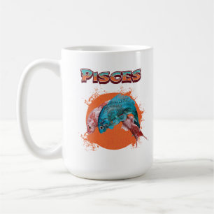 Mug Poissons Zodiaque Horoscope Signe d'Eau Astrologie