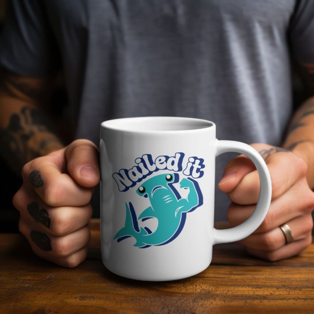 Mug Poitrine De Requin Flextant Nuit Il (Créateur téléchargé)