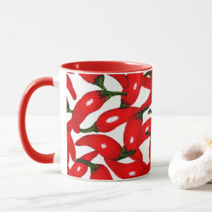 Mug Poivrons Rouge Chaud Épicé