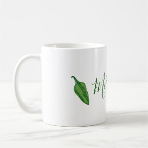 Mug Poivrons verts personnalisés