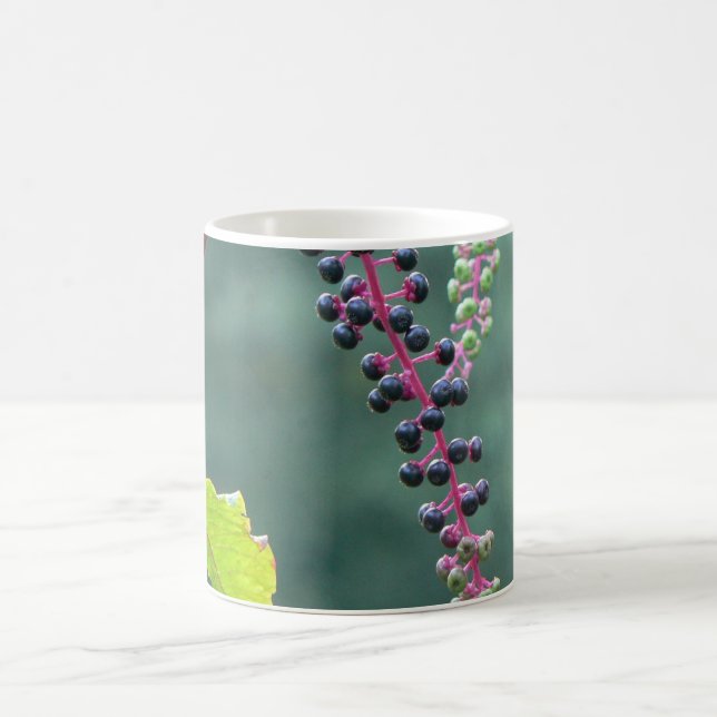 Mug Pokeweed avec les baies de maturation (Centre)