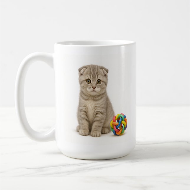 Mug Pold Me Closer - Scottish Fold Kitten (Gauche)