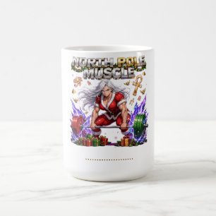 Mug Pôle Nord Muscle Mme Claus - Gym de Noël Féminin
