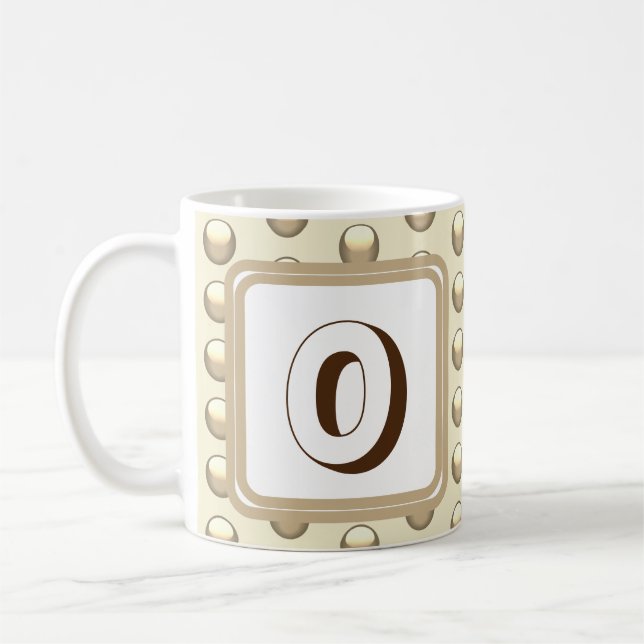 Mug Pôle Or initial Point Bold Monogramme (Gauche)
