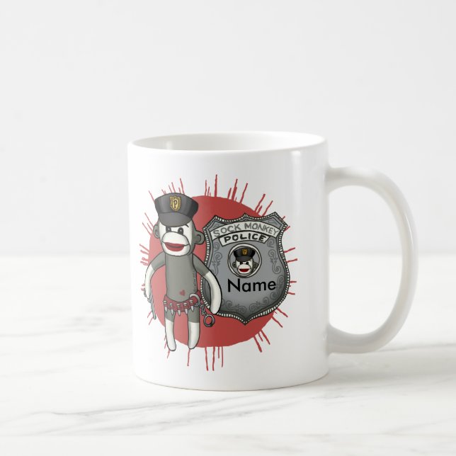 Mug Police à singes (Droite)