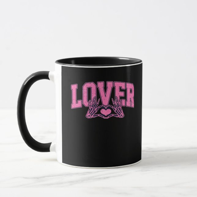 Mug Police Avec Squelette Mains Classique (Gauche)