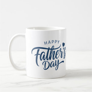 Mug Police de caractères Bonne fête des Pères