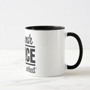Mug Police de grammaire