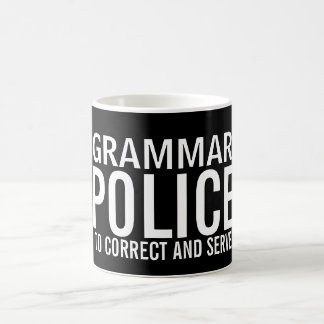 Mug Police De Grammaire Pour Corriger Et Servir
