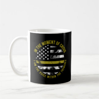 Mug Police Et Dispatcher Mince Gold Line