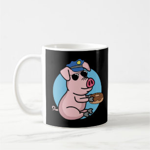 Mug Police Humoristique Doughnut Cochon Cop Policemen