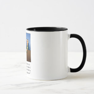 Mug Politique amusante et don de dessin animé !
