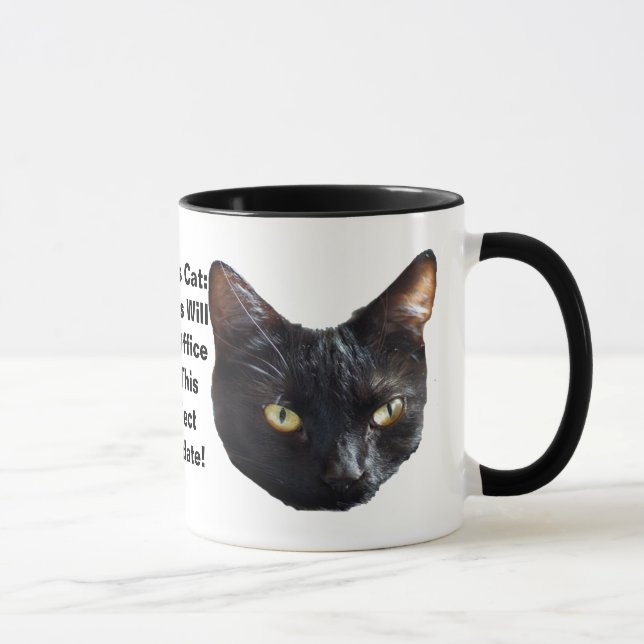 Mug Politique Chat Aucun Rats Ne Sera En Fonction (Droite)