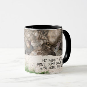 Mug Politique Rabbit Hole Bunny Photo Politique Humour