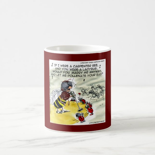 Mug "Pollinisateurs" Drôles d'abeilles et chanteuses c (Centre)