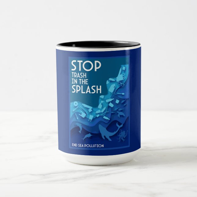 Mug Pollution de la mer (Centre)