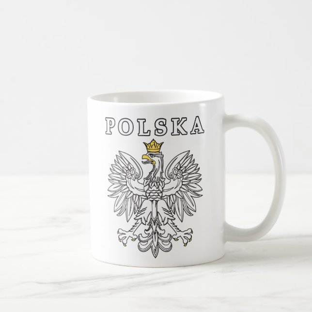 Mug Polska avec aigle polonais (Droite)