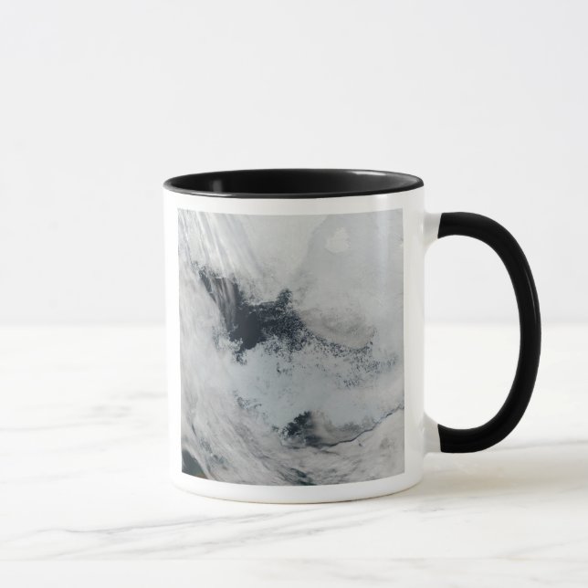 Mug Polynya (eau libre) dans la mer de Beaufort (Droite)