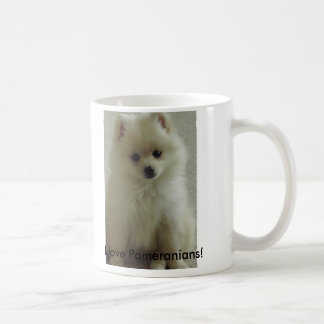 Mug pom, j'aime Pomeranians !