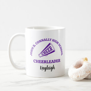 Mug Pom-pom girl de lycée personnalisé violet