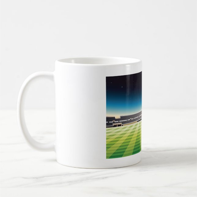 Mug Pom-pom girl sur le terrain de sport (Gauche)