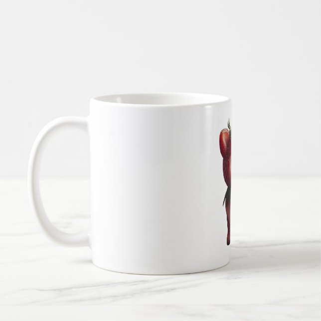 Mug Pomeranian aux fraises (Gauche)