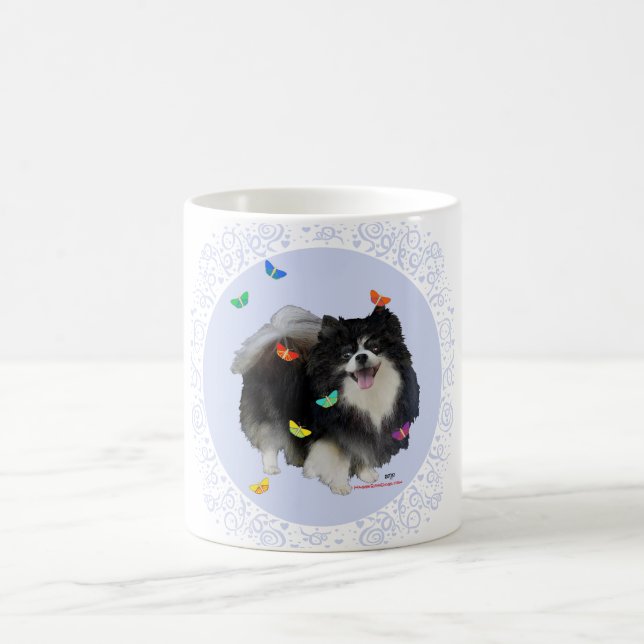 Mug Poméranie avec Papillons (Centre)