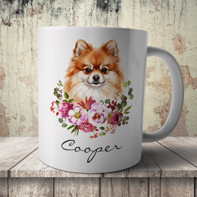 Mug Poméranien aquarelle (Créateur téléchargé)