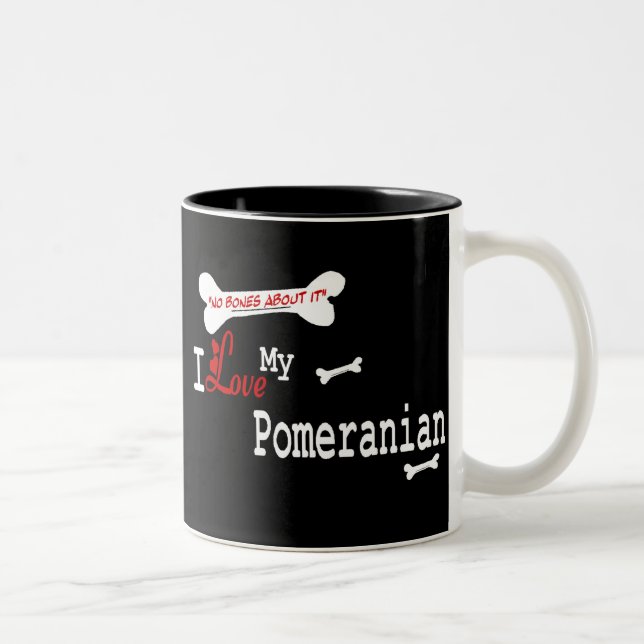 Mug Poméranien (I Love) (Droit)