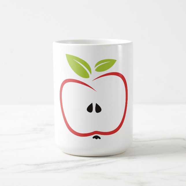 Mug Pomme à la Musique Feuille (Centre)