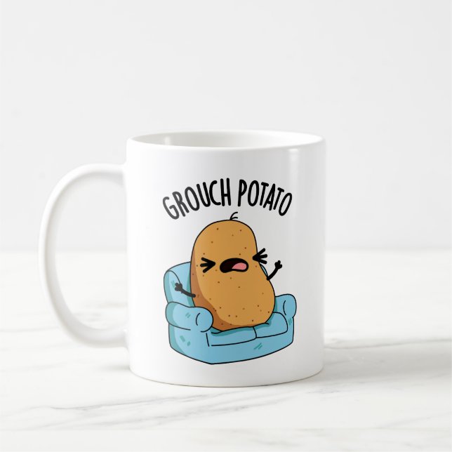 Mug Pomme de terre de Groupement Fantaisie Veggie Puns (Gauche)