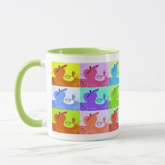 Mug Pomme Pop Art (Gauche)