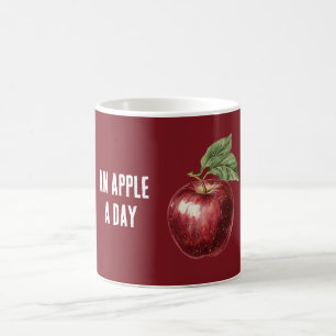 Mug Pomme Rouge Par Jour