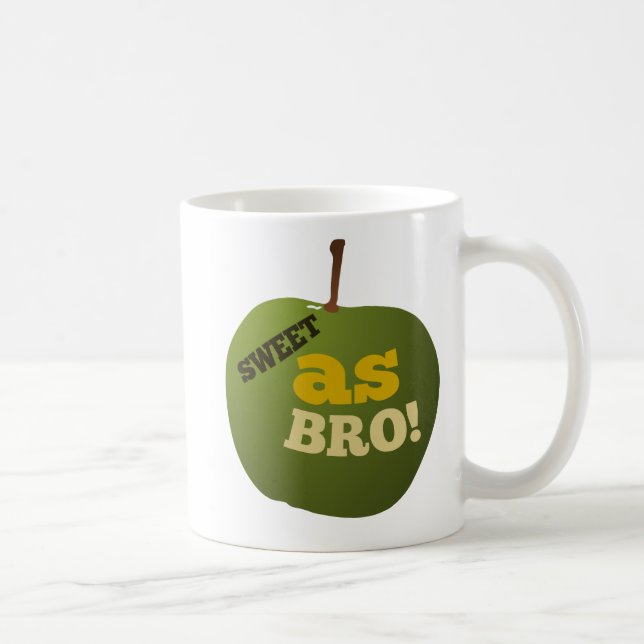 Mug Pomme verte DOUCE SOUS BRO (Droite)
