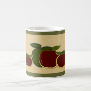 Mug Pommes à bande verte