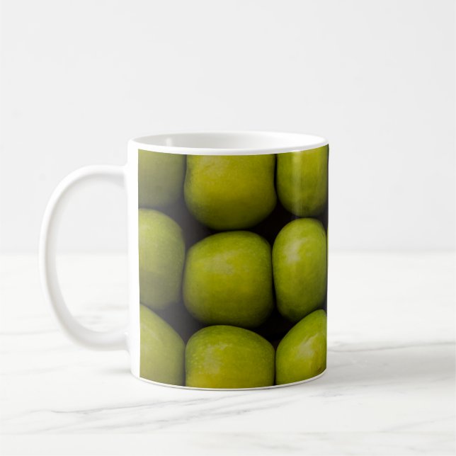 Mug Pommes fruits aliments pommes vertes (Gauche)