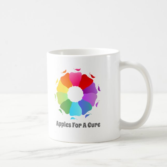 Mug Pommes pour un traitement - cercle de conscience (Droite)