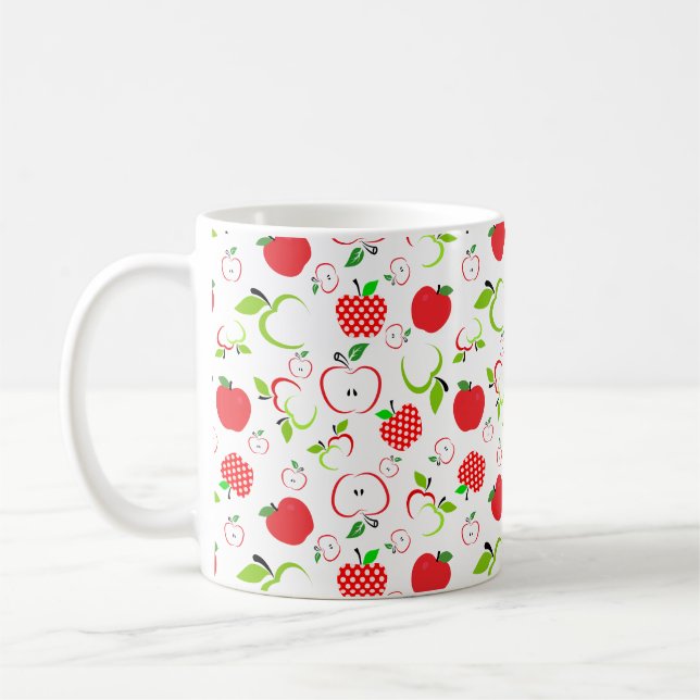 Mug Pommes rouges et vertes (Gauche)
