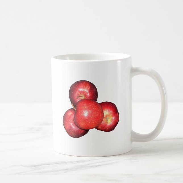 Mug Pommes rouges sucrées et crêpes - Impression de fr (Droite)
