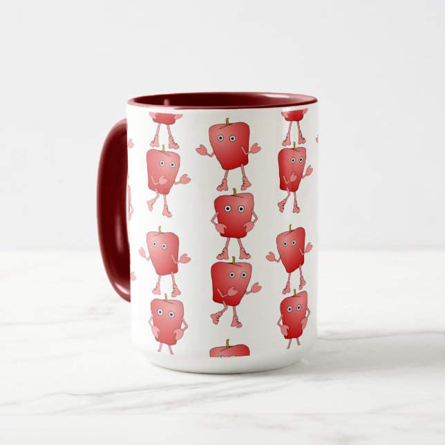Mug Pommes verticales (Devant gauche)