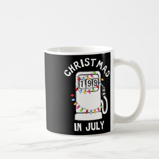 Mug Pompe à essence drôle et sarcastique pour Noël en  (Droite)