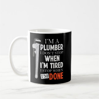 Mug Pompe Dans Un Pipette De Plomber Point Stop Plumbe